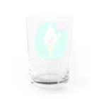 ツルバラのオバケソフトクリーム Water Glass :back