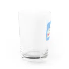 Chill`s Factoryのしろいケーキ シマエナガ Water Glass :back