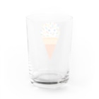 osakana's SHOPのぷんぷんハリネズミのシュガースプレーアイス🍨 Water Glass :back