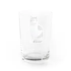 nekousagi*∩..∩のトラミ兄ちゃんリーダーの風格😽✨【nekousagi*∩..∩ロゴ入り】 Water Glass :back