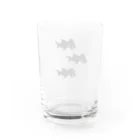 ゆるあにまるのシュモクザメ-シルエット Water Glass :back