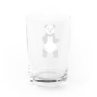 PANDA Mの立ち上がりパンダ Water Glass :back