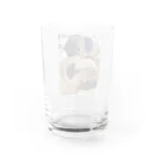 パグ　あんこ　ソルトのあんこ＆ソルトクッション Water Glass :back