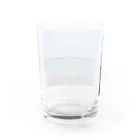 鳥取カランコロンの夜明け前のくじら Water Glass :back