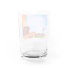 鳥取カランコロンの夕暮れと女の子 Water Glass :back