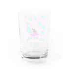 greetenの競技かるた　ピンク Water Glass :back