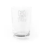 まみたすの愛犬写真・手描きSHOPのいぬ Water Glass :back