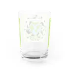 ヘーゼル色のどんぐりまなこの生物多様性と持続可能性と共存共栄 Water Glass :back