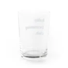 take_aokiのtodayswimmingclub. (BK&BL) Water Glass :back