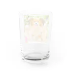 クリアスペットのisaac_dogstagram Water Glass :back