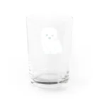 akariのマルチーズもふもふ Water Glass :back