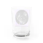 ぬくもふ屋　【猫 犬の似顔絵描き】のmalibu Water Glass :back
