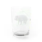 三毛猫のハシモトのタスマニアデビル(横) Water Glass :back