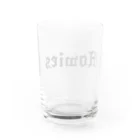 HomiesのHomies ロゴ Water Glass :back