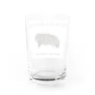 ほぼねむい。のoka Water Glass :back