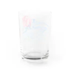 Hiromi🎨のDolphin Summer Vacation Water Glass :back