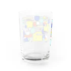 町上ヨウの夏の幾何学グラス Water Glass :back