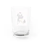 keeeeeep smilingの働く気のない猫ジジ　Jiji’s delivery service Water Glass :back