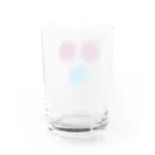 Contemporary　Artのflash  Water Glass :back