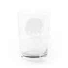 raraのゆるかわTシャツ屋さんのアメフクラガエル Water Glass :back