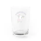 AMAKUSANTAのAMAKUSANTAのオリーブTシャツ Water Glass :back