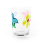 竜生九子博物館ミュージアムショップのFLOWER MA Water Glass :back