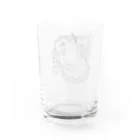 8(エイト)カフェのアイラブレオパ✿ Water Glass :back