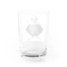 こいんこ堂のホワイトフェイス⭐so  cool!  Water Glass :back