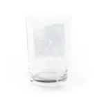 muguroの宝石シリーズ 鉱物 フローライト Water Glass :back