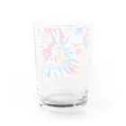 Mix pallet りょうのタイダイ染め　プリント Water Glass :back