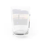 えびたろの札幌の夕日 Water Glass :back