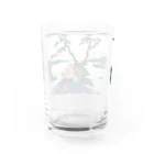 寿めでたや(ukiyoe)の葛飾北斎_冨嶽三十六景　信州諏訪湖 Water Glass :back