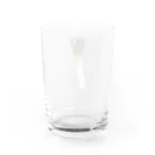 shiramizのあれっ…ネギ、ついてない？ Water Glass :back