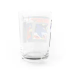 おいしいのサメと缶詰プール Water Glass :back