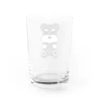 狐久卯-こくう-のミニチュアシュナウザー Water Glass :back