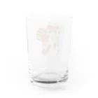 河内葉子の動物アートのグッズのわんぱくリスさん Water Glass :back
