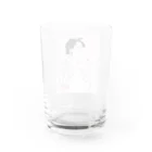 keeeeeep smilingの猫とチュッパチャプスと私 Water Glass :back