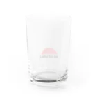 HI-IZURUのHI-IZURU（黒文字）ロゴマーク　グラス Water Glass :back