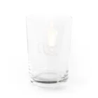 おさだかずなの心を照らす蝋燭 Water Glass :back