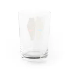 りのりのザウルスのイヌマッスル&ネコマッチョ(戦友) Water Glass :back