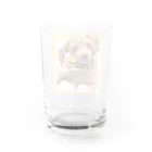 Ru.xxxのトイプードル☆Ru. Water Glass :back