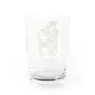 世界の絵画アートグッズのエゴン・シーレ《シーレの妻と小さな甥っ子》 Water Glass :back