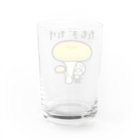 きくのらくがきのたもぎたけときく Water Glass :back