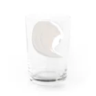 【モルモット】Mugi & Ruki【四国犬】のモルモットのムギちゃん(カラーver) Water Glass :back