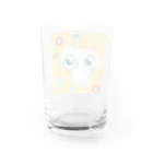 おやこのクロッキーのしろねこしろちゃん Water Glass :back