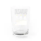 サウナハマって幸せのSAUNA好きな三人衆　〜ポスター風〜 Water Glass :back