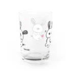 meisaki shopの笑い転げて ぺんでぽん（ハート♡） Water Glass :back