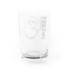 LichtmuhleのI❤︎CAVY-シェルティモルモット Water Glass :back