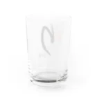 27_laboの【日本のかるた：文字札】「り」 Water Glass :back