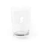 soyo11のゆるかわ恐竜 グレー Water Glass :back